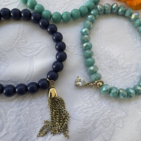 New Stack Beads Stretch Bangle Bracelet Chic Women Party Vacation Jewelry Gift - Picture 6 of 8